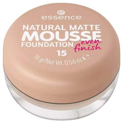 Essence Foundation Mousse Natural Matte Mousse 15 - Maison des fragrances