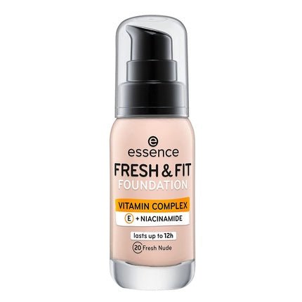 Essence Fresh & Fit Foundation Makeup with Vitamins 30ml - Shade 20 Fresh Nude - Maison des fragrances