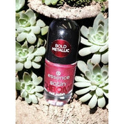 Essence Nail Polish Satin Bold Metallic Chrome 03 Meta Maroon - Maison des fragrances