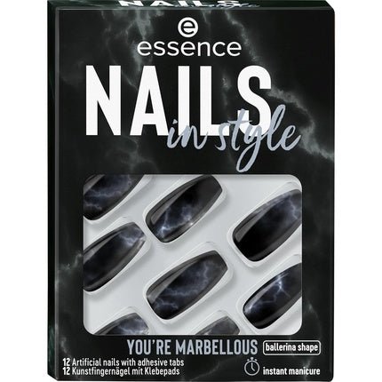 Essence Nails in Style Artificial Fingernails 17 You're Marbellous - Maison des fragrances