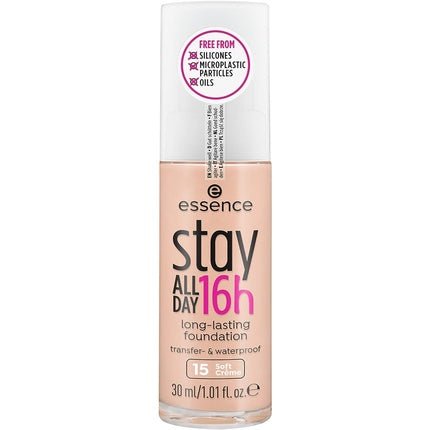 Essence Stay All Day 16h Long - Lasting Foundation 15 Soft Cream - Maison des fragrances