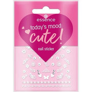 Essence Today's Mood Cute Nail Sticker White Covering Easy to Remove - Maison des fragrances