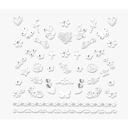 Essence Today's Mood Cute Nail Sticker White Covering Easy to Remove - Maison des fragrances