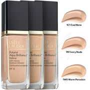 Estee Lauder Futurist Aqua Brilliance Liquid Foundation 1W0 Warm Porcelain - Maison des fragrances