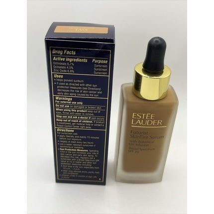 Estee Lauder Futurist SkinTint Serum Foundation with SPF20 6W1 Sandalwood 1oz - NIB - Maison des fragrances