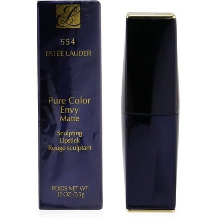 Estee Lauder Pure Color Envy Matte Lipstick Shade 554 Deep Secret 3.5g - Maison des fragrances