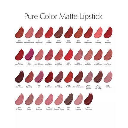 Estee Lauder Pure Color Matte Lipstick Refillable - Choose Your Color - Maison des fragrances