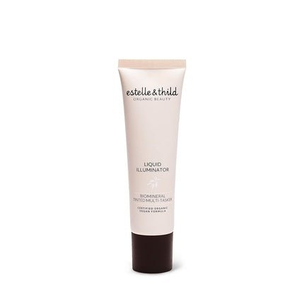 Estelle & Thild Organic Beauty Liquid Illuminator Dark 100% Natural Certified Organic Vegan Formula Cruelty Free Non - Comedogenic Sweden 30ml - Maison des fragrances