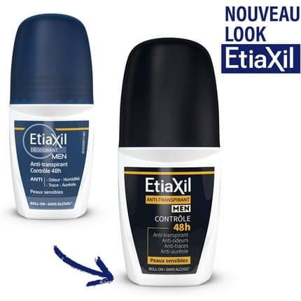 Etiaxil Anti-Perspirant Deodorant 48h Control Roll-On Déodorant (Déo) Homme 50ml - Maison des fragrances