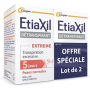 Etiaxil Antiperspirant Excessive Perspiration Treatment - Pack of 2 Déodorant (Déo) Homme 15ml - Maison des fragrances