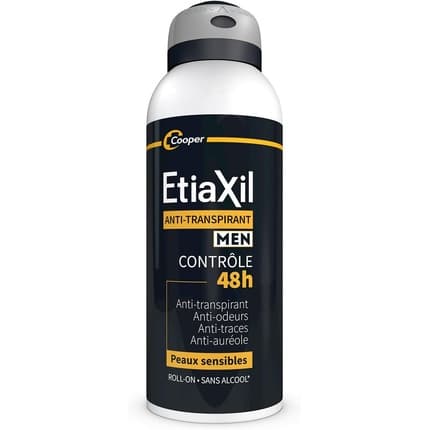 Etiaxil Deodorant Anti-Perspirant 48h Control Aerosol - Pack of 2 Déodorant (Déo) Homme 150ml - Maison des fragrances