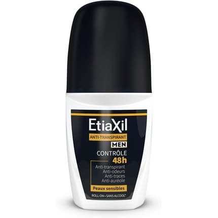 Etiaxil Deodorant Anti - Perspirant Control 48h Roll - On - Pack of 2 Déodorant (Déo) Homme 50ml - Maison des fragrances