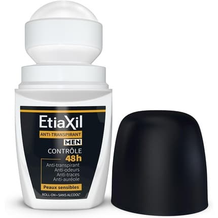 Etiaxil Deodorant Anti - Perspirant Control 48h Roll - On - Pack of 2 Déodorant (Déo) Homme 50ml - Maison des fragrances