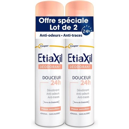 Etiaxil Gentle Deodorant 48h - Pack of 2 Déodorant (Déo) Mixte 150ml - Maison des fragrances