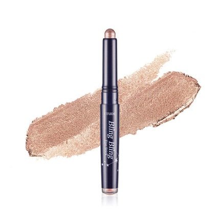ETUDE Bling Bling Eye Stick 16 Pinky Star Rain Long - Lasting Eye Shadow Stick with Blinding Glow and Soft Creamy Texture for Shining Eyes - Maison des fragrances