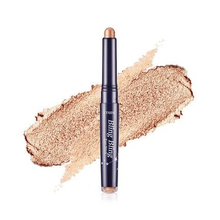 ETUDE Bling Bling Eye Stick 8 Ivory Babystar Long - Lasting Eye Shadow Stick with Blinding Glow and Soft Creamy Texture for Shining Eyes - Maison des fragrances