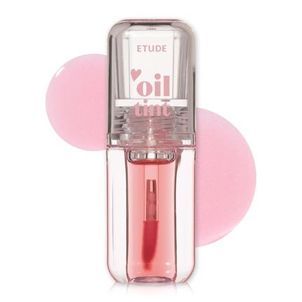 ETUDE Dear Darling Oil Tint 5 Red Oil 4.2g High Moisturizing and Strong Hydrating Lip Oil Lip Gloss Smooth and Moist Lips Non - Sticky Lip Oil Tint For Dry Lips K - beauty - Maison des fragrances