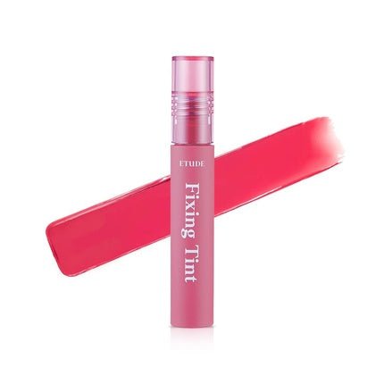 ETUDE Fixing Tint 10 Smoky Cherry Long Lasting High Pigmented Liquid Lipstick Waterproof Matte Finish Lip Stain Full Coverage - Maison des fragrances