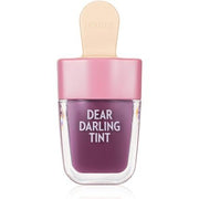 Etude House Dear Darling Water Gel Tint Ice Cream PK004 Red Bean Red 21AD Vivid High - Color Lip Tint with Minerals from Soap Berry Extract to Moisture Your Lips - Maison des fragrances
