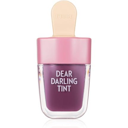 Etude House Dear Darling Water Gel Tint Ice Cream PK004 Red Bean Red 21AD Vivid High - Color Lip Tint with Minerals from Soap Berry Extract to Moisture Your Lips - Maison des fragrances