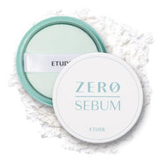 ETUDE Zero Sebum Drying Powder 4g New Lightweight Oil Control No Sebum Loose Face Powder with 80% Mineral Long Lasting for Setting or Foundation Makes Skin Downy 4g - Maison des fragrances