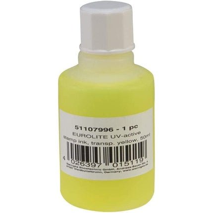 Eurolite Uv - Active Stamp Ink, Transparent Yellow, 50ml | Uv Active - Maison des fragrances