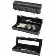 EUROstil Unisex Brush Set with Mirror Black - Maison des fragrances