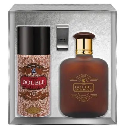 Evaflor Whisky Double Eau De Toilette Spray 100ml And Deodorant Spray 150ml Set - Maison des fragrances