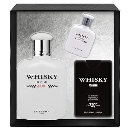 Evaflor Whisky Homme Sport Set Eau de Toilette pour homme - Maison des fragrances