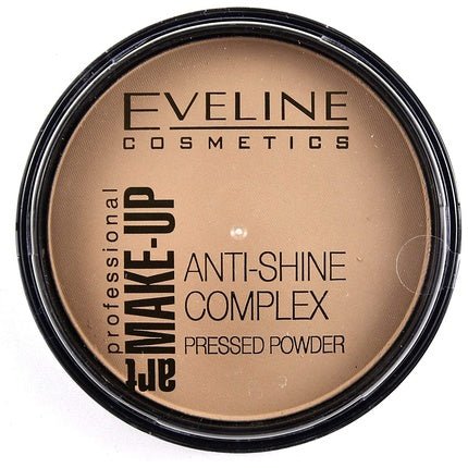 Eveline Art Make - Up Anti - Shine Complex Pressed Powder - 35 Golden Beige, 14g - Maison des fragrances