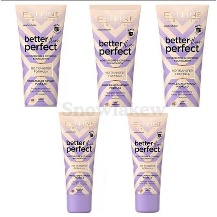 Eveline Better Than Perfect Moisturizing And Concealing Foundation 02 Light Vanilla 30ml - Maison des fragrances