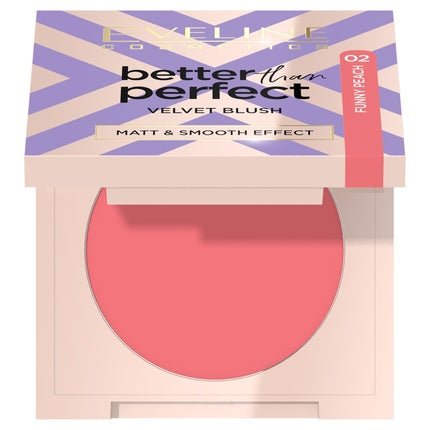 Eveline Better Than Perfect Velvet Blush Pressed Rose 02 - Maison des fragrances