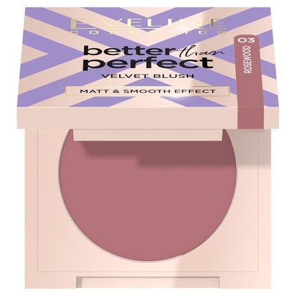Eveline Better Than Perfect Velvet Blush Pressed Rose 03 - Maison des fragrances
