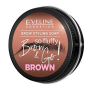 Eveline Brow & Go! Brow Styling Soap Brown 25g - Maison des fragrances