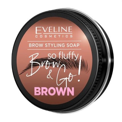 Eveline Brow & Go! Brow Styling Soap Brown 25g - Maison des fragrances