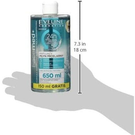 Eveline Cosmetics Facemed Mattifying 3 - in - 1 Micellar Liquid 650ml - Maison des fragrances