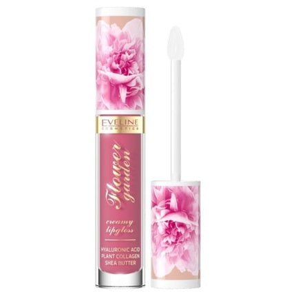 Eveline Cosmetics Flower Garden Creamy Lip Gloss No. 03 Vegan Formula - Maison des fragrances