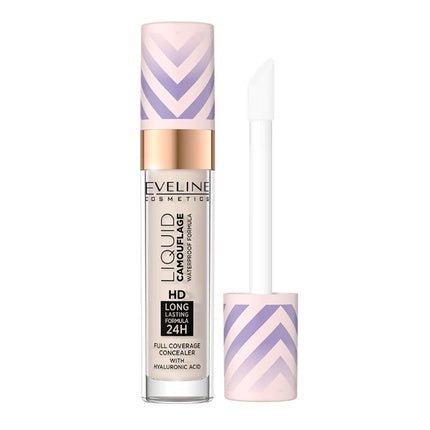 Eveline Cosmetics Liquid Camouflage Waterproof Concealer With Hyaluronic Acid No. 6 - 7 Ml - Maison des fragrances