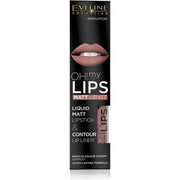 Eveline Cosmetics Oh! My Lips Matte Liquid Lipstick and Lip Liner Set - Maison des fragrances
