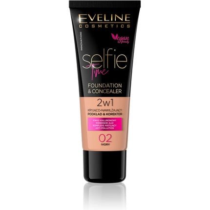 Eveline Cosmetics Selfie Time Covering and Moisturizing Foundation and Concealer - Maison des fragrances