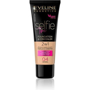 Eveline Cosmetics Selfie Time Hydrating Concealer & Foundation No 04 Natural - Maison des fragrances