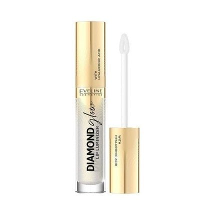 Eveline Diamond Glow Lip Luminizer with Hyaluronic Acid No. 07 Golden Dust 4.5ml - Maison des fragrances