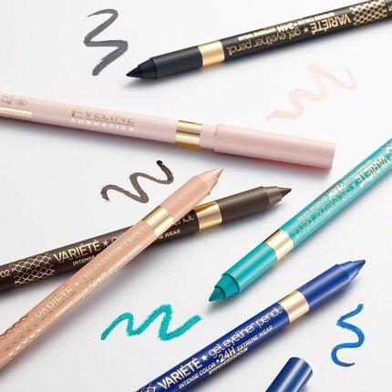 Eveline Gel Waterproof Eye Pencil 02 Brown 9g - Maison des fragrances