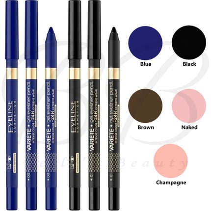 Eveline Gel Waterproof Eye Pencil 02 Brown 9g - Maison des fragrances