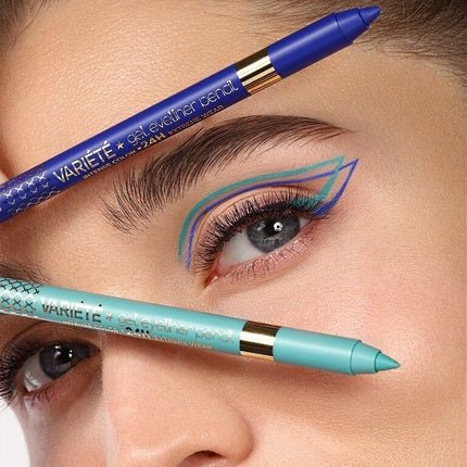Eveline Gel Waterproof Eye Pencil 03 Blue 9g - Maison des fragrances
