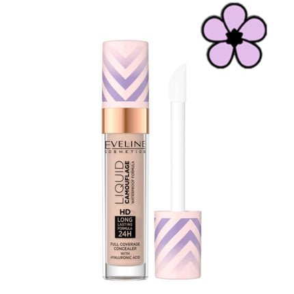 Eveline Liquid Camouflage Hd Waterproof Concealer With Hyaluronic Acid 05 Light Sand 7.5ml - Maison des fragrances