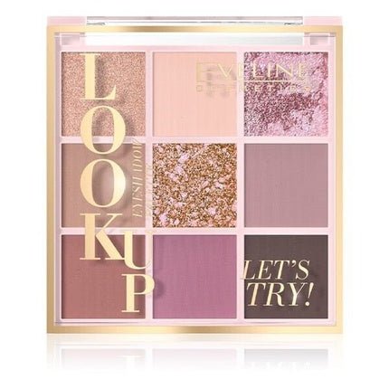 Eveline Look Up Let's Try Eyeshadow Palette 9 Shades 10.8g - Maison des fragrances