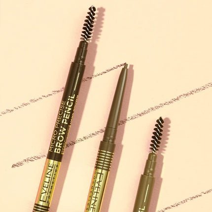 Eveline Micro Precise Eyebrow Pencil 01 Taupe - Perfect For Defining And Shaping Eyebrows - Maison des fragrances
