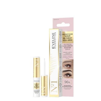 Eveline Multipeptide Lash & Brow Booster Serum Thickens/Lengthens/Strengthens - Maison des fragrances