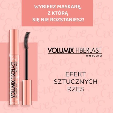 Eveline Volumix Fiberlast Mascara - Black, 10ml - Maison des fragrances